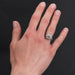 Ring 56 Retro white gold diamond ring 58 Facettes 21-037-56