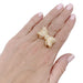 Ring 56 “Noeud” ring, yellow gold and diamonds. 58 Facettes 33378
