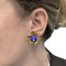 Boucles d'oreilles Boucles d'oreilles Boucheron en or jaune, lapis lazuli et diamants. 58 Facettes 30632