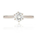 Bague 54 Bague solitaire diamant or blanc 58 Facettes 22-104