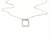 Collier Collier Graphique Or blanc Diamant 58 Facettes 579206RV