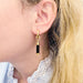 Chaumet Creole earrings, “Touch Wood”, yellow gold, wood. 58 Facettes 32796