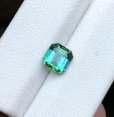 Gemstone Tourmaline verte 1,55cts 58 Facettes 81