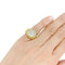 Bague 46 Bague dôme or jaune, platine, diamants. 58 Facettes 31983