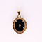Pendentif Pendentif ancien Or jaune 18 carats, Onyx et Perle de culture 58 Facettes