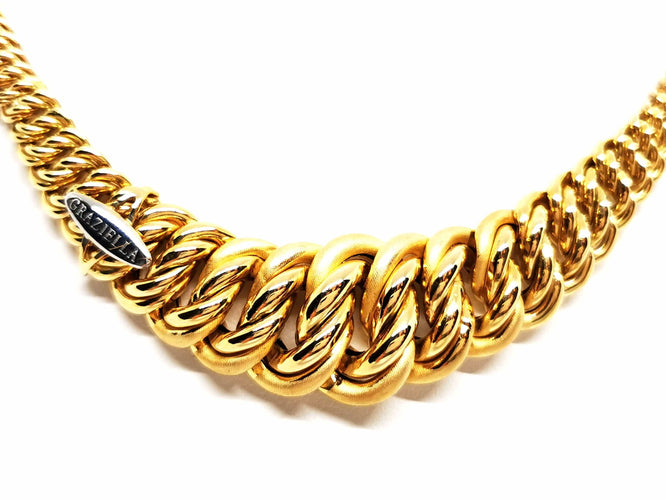 Rivluxe Parure Maille Americaine Or Collier Maille Américaine Or Jaune