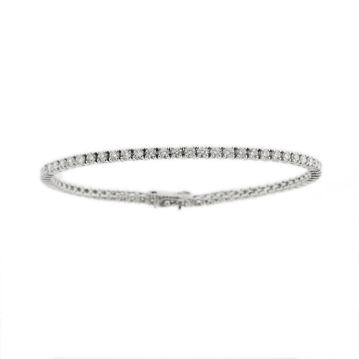 Broche Bracelet tennis diamants 3,40 ct 58 Facettes 6280