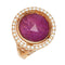 Bague 53 Bague Or Rose, Rubis et Diamants 58 Facettes 31H00049