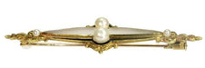 Broche Broche avec perles en émail noir 58 Facettes 14350-0124