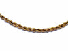 Necklace Twisted mesh necklace Yellow gold 58 Facettes 876341CD