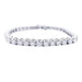 Bracelet Diamond line bracelet in white gold. 58 Facettes 33128