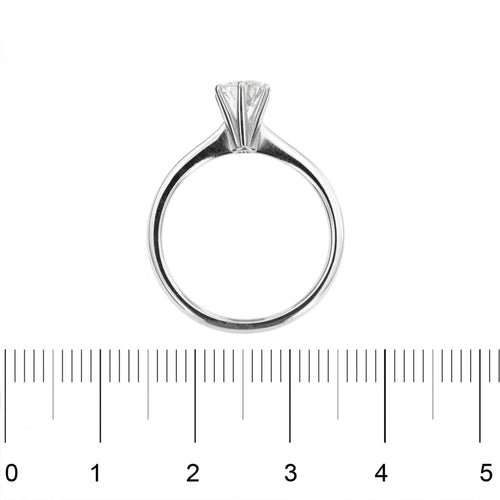 Bague 56 Bague solitaire diamant 0,74 ct 58 Facettes 26425