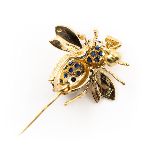 Broche Broche Or jaune Saphir 58 Facettes 2225709CN