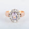 Bague 58 Bague ancienne Améthyste Diamants 58 Facettes 8292