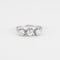 Bague 57 Bague trilogie, or blanc et diamants 58 Facettes P10L8