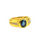 Bague 55 Bague en Or jaune, Saphir & diamants 58 Facettes 20400000632