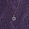 Pendentif Pendentif étoile de David Or blanc 58 Facettes