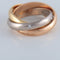 Bague 50 CARTIER - bague trinity 3 ors, diamants 58 Facettes
