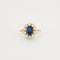 Bague 53 Bague Marguerite Saphir Diamants 58 Facettes 1817