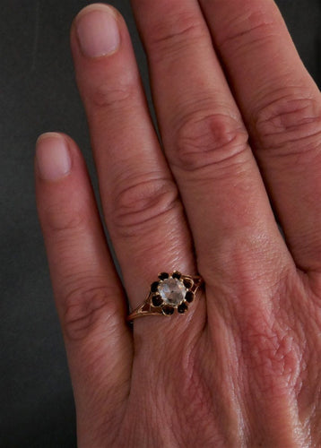 Bague 60 Bague Solitaire Diamant Taille Rose 58 Facettes 714594