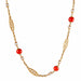 Pearl and Coral Ball Long Necklace 58 Facettes