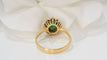 Bague 56 Bague marguerite or jaune émeraude et diamants 58 Facettes 31974