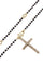 Collier COLLIER ANCIEN CROIX ÉMAILLÉE ET ONYX 58 Facettes 068691