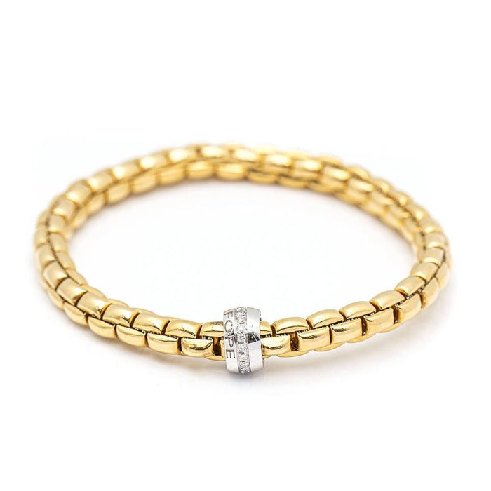 Bracelet Bracelet design italien Or rose Diamants 58 Facettes D359654LF