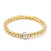 Bracelet Bracelet design italien Or rose Diamants 58 Facettes D359654LF