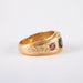 Ring 62 Men's Ruby Sapphires Bangle Ring 58 Facettes