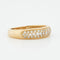 Bague 55 Bague Or jaune Diamants 58 Facettes REF 10036/16