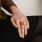 Bague 51 Bague Dôme Saphirs 58 Facettes