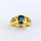 Bague 55 Bague en Or jaune, Saphir & diamants 58 Facettes 20400000632