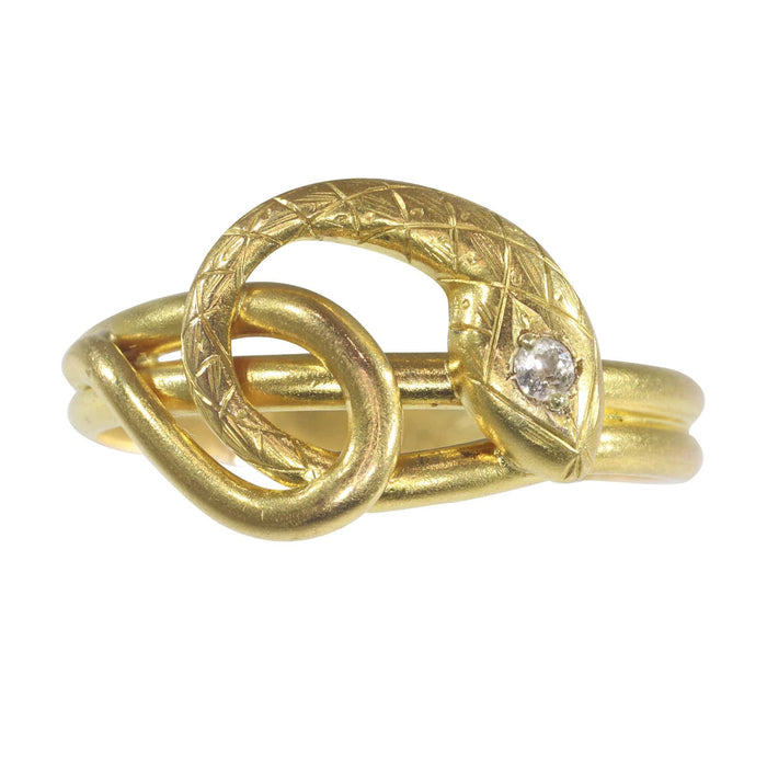 Bague 67 Bague serpent en or et diamants 58 Facettes 22104-0036