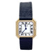 Watch Cartier watch, "Belt", yellow gold, leather. 58 Facettes 33487