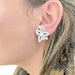 Boucles d'oreilles Boucles d'oreilles, platine, diamants. 58 Facettes 32536