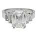 Ring 54 3,05 carat diamond ring in white gold. 58 Facettes 30698