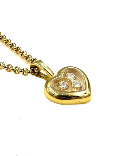 Collier CHOPARD. Collier Happy Diamonds diamants 58 Facettes