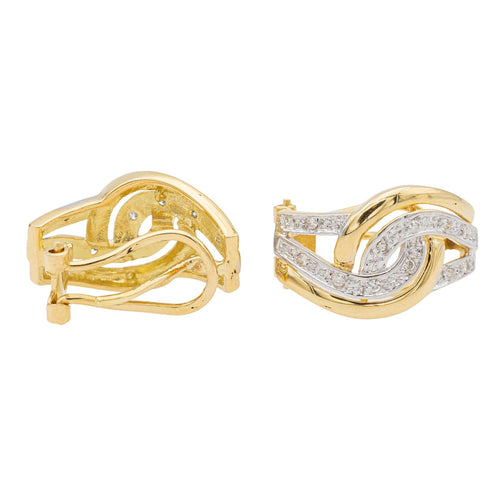 Boucles d'oreilles Boucles d'oreilles Or jaune Diamant 58 Facettes 1740870CN