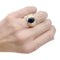 Bague 49 Bague saphir, or jaune et diamants. 58 Facettes 32103