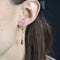 Boucles d'oreilles Boucles d'oreilles gouttes d'or facetté 58 Facettes 19-319A