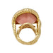 Bague 51 Bague en or jaune, quartz rose. 58 Facettes 31134