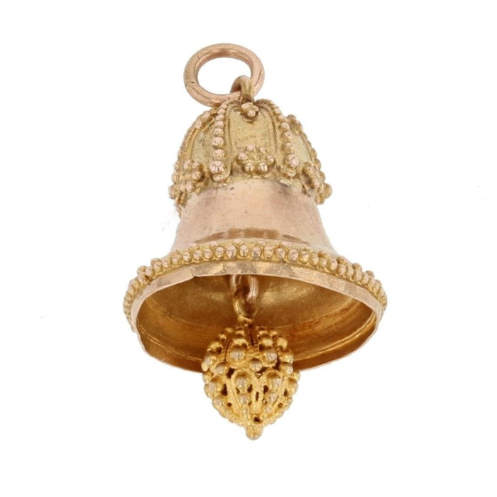 Pendentif Breloque cloche or rose 58 Facettes CVP30