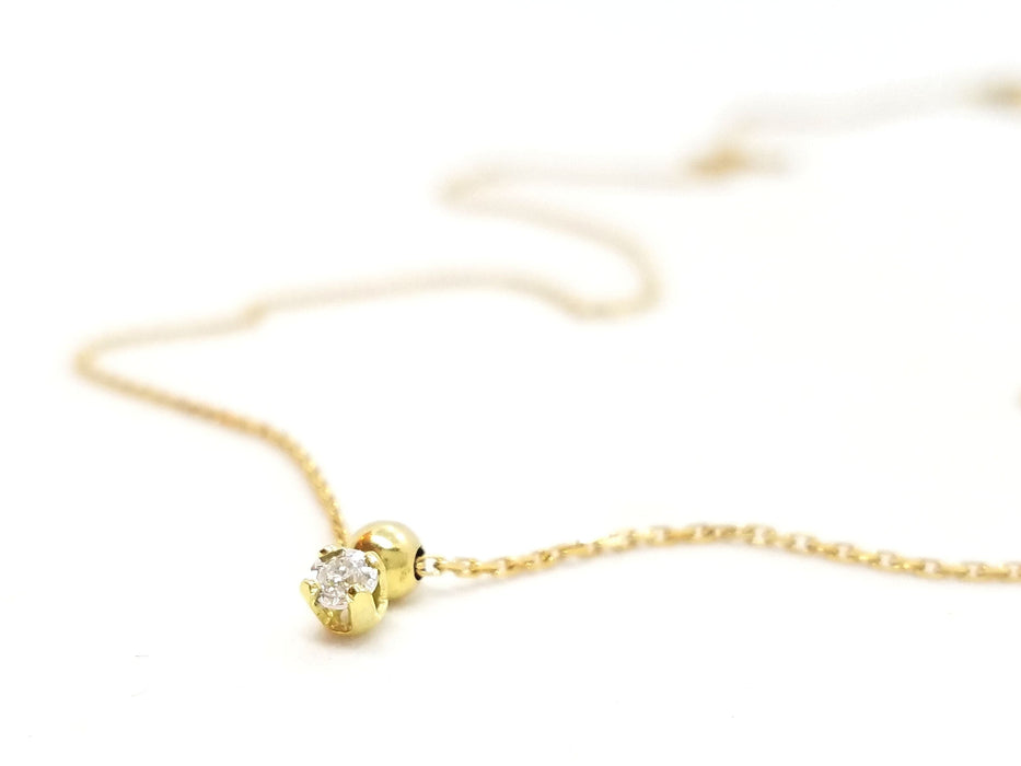 Collier Collier Chaîne + pendentif Or jaune Diamant 58 Facettes 579126RV