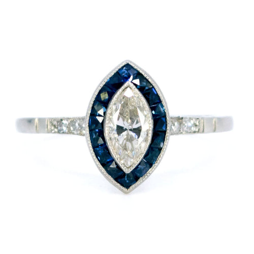 Bague 54.4 Bague Diamant, Saphir 58 Facettes 5506DF0FC7704E3C87F17676989601ED
