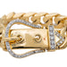 Yellow Gold Diamond Cuff Bracelet 58 Facettes 2635343CN