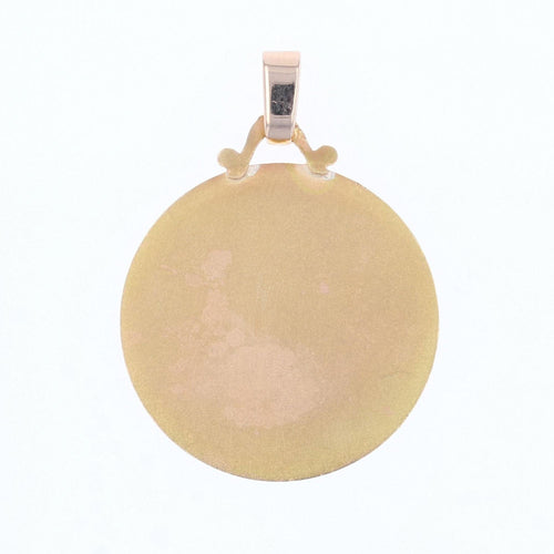 Pendentif Médaille Vierge Marie sur or jaune et rose 58 Facettes 16-214A