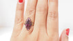 Bague 53 Bague marquise ancienne en or rose et grenats 58 Facettes 32066