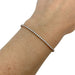 Bracelet Diamond line bracelet in pink gold. 58 Facettes 31788