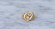 Bague Bague spirale or rose et diamants 58 Facettes